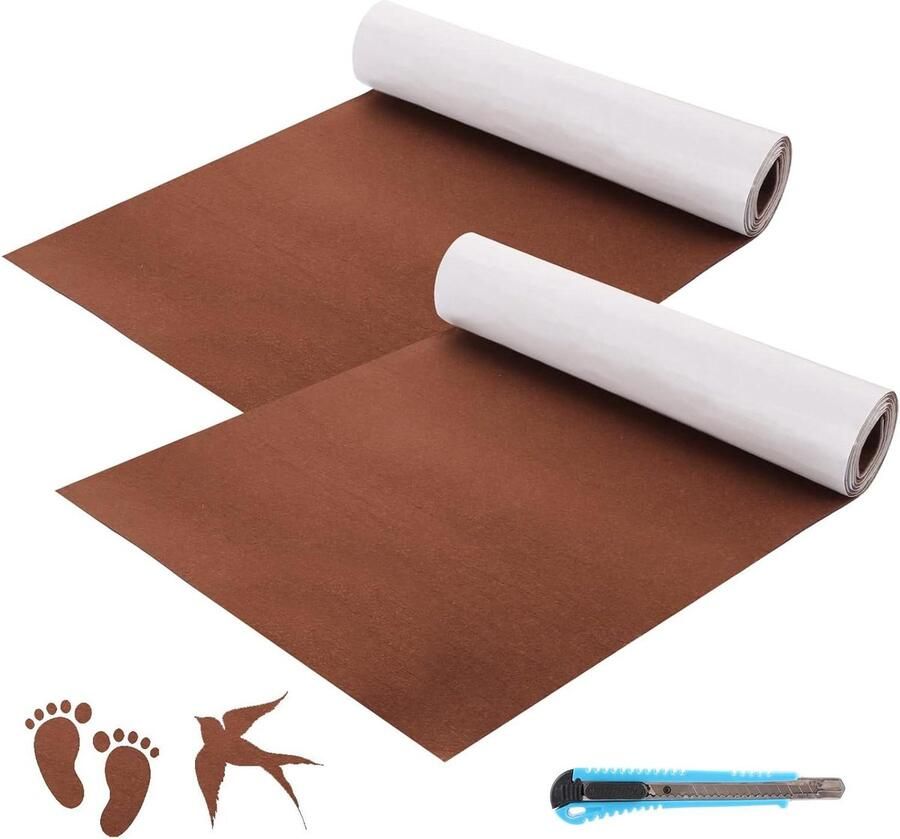 Zelfklevend vilttape donkerbruin 40 x 150 cm Meubels en geschenkdozen