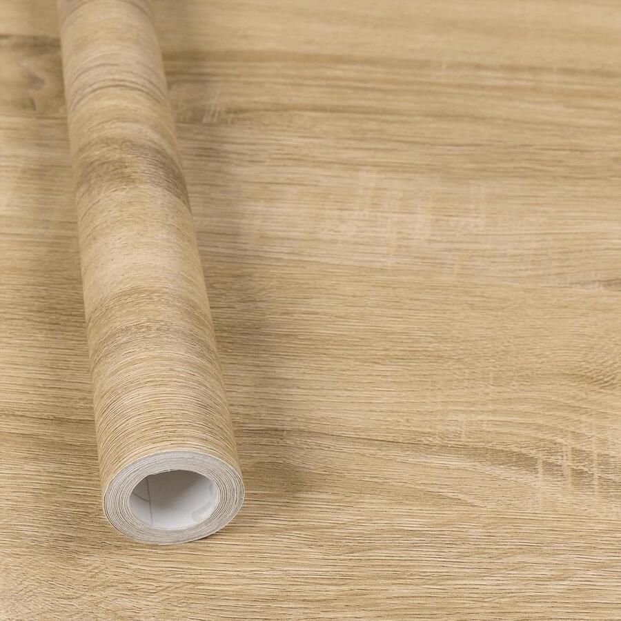 Zelfklevend vinyl 30 x 200 cm Waterdicht Decoratief Meubelstickers voor kledingkast en muur Houteffect