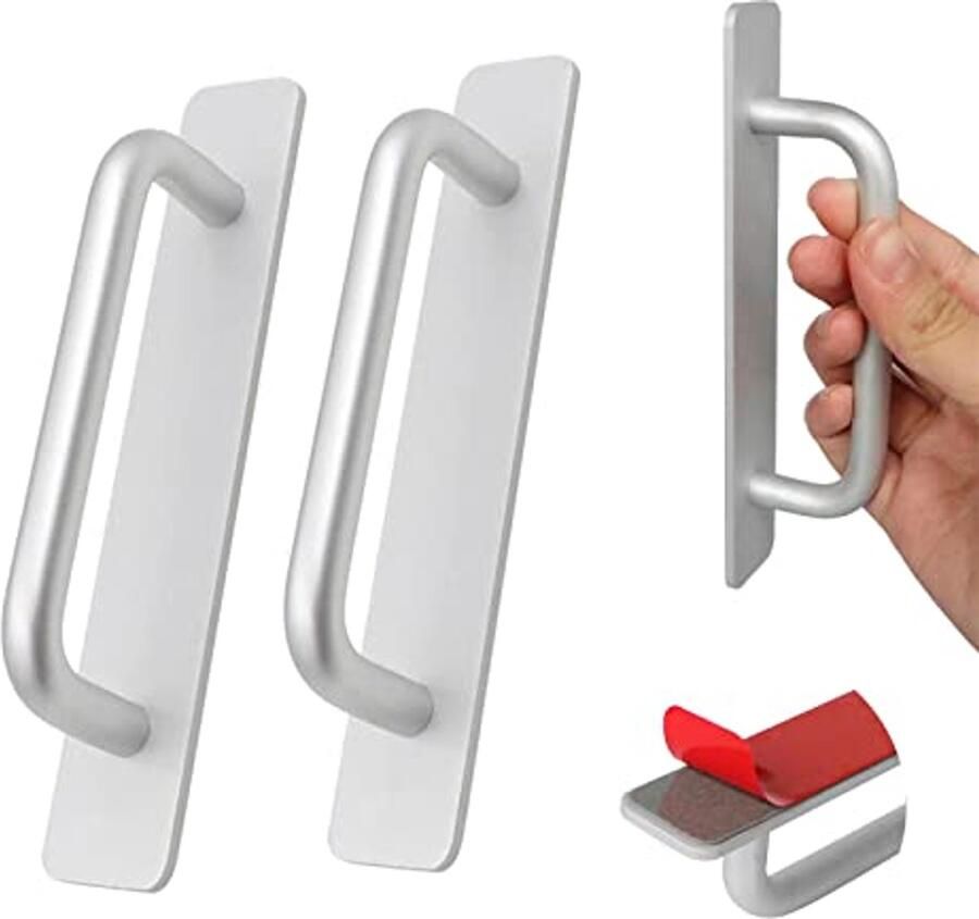 Zelfklevende Aluminium Handgrepen 2 Stuks 147mm Perfect voor Kasten en Deuren