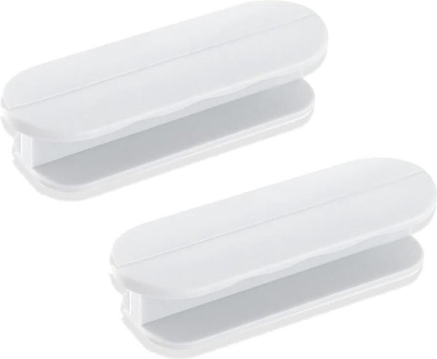 Zelfklevende deurgrepen set van 2 kastgrepen kunststof meubelgrepen wit ramen deuren