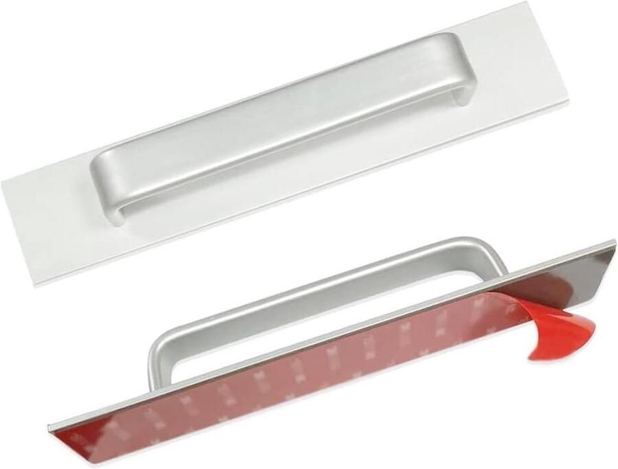 Zelfklevende handgreep voor kledingkast aluminium handgrepen roestvrij staal keukengrepen 133mm 2 stuks