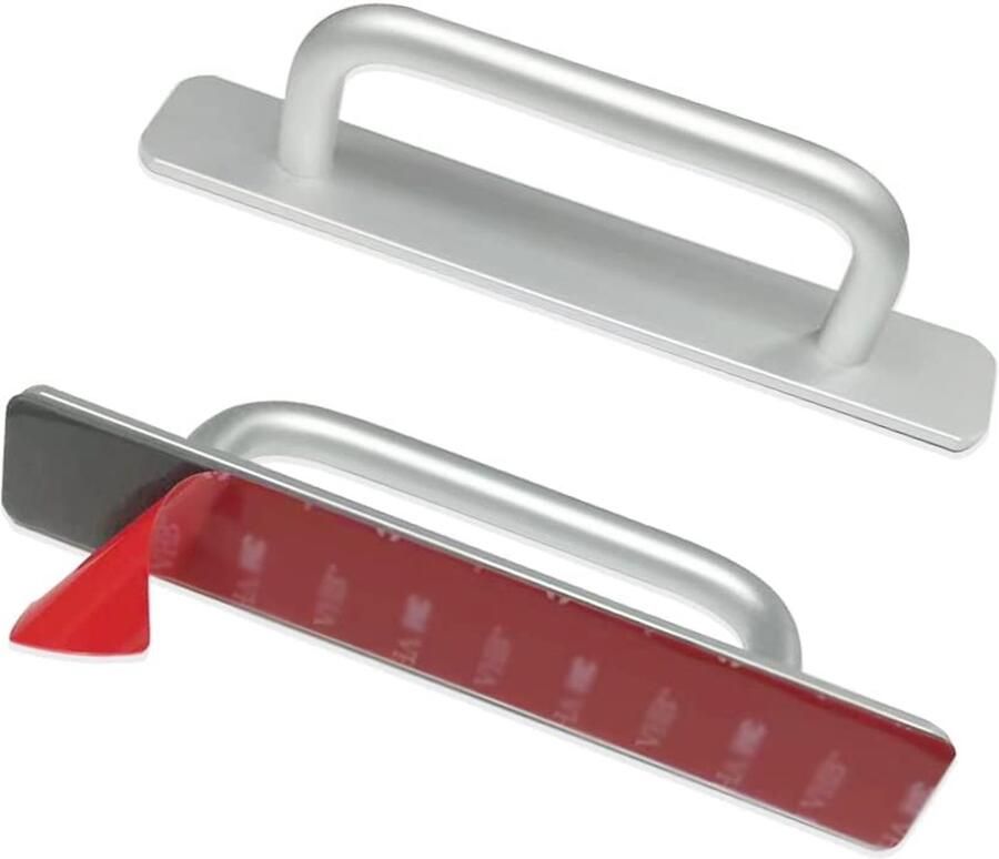 Zelfklevende handgreep voor meubels 2 stuks aluminium