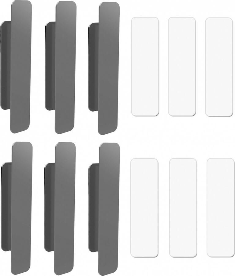 Zelfklevende Handgrepen 6 Stuks Meubelgreep 110mm kastgrepen deurgrepen keukengrepen Deurbeslag met dubbelzijdige tape voor deurraam lade kast koelkast