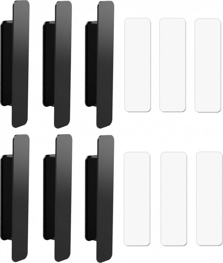 Zelfklevende Handgrepen 6 Stuks Meubelgreep 110mm kastgrepen deurgrepen keukengrepen Deurbeslag met dubbelzijdige tape voor deurraam lade kast koelkast