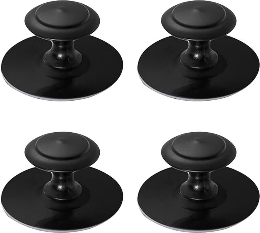 Zelfklevende Handgrepen Eenvoudig te Installeren Set van 4 Roestvrij Staal