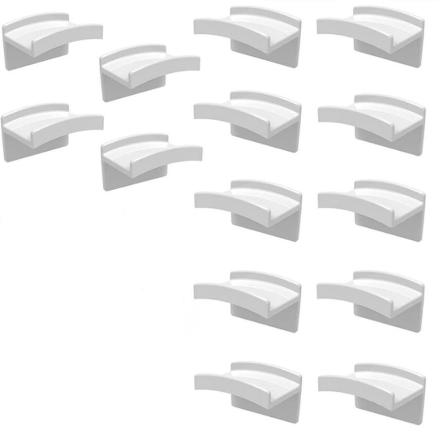 Zelfklevende hoedenhaken 15 stuks petten rek kapstok Petjeshouder Hoeden Opberger Pettenrek Petten Houder minimalistische hoedhouder voor wandmontage honkbalpet rek haken