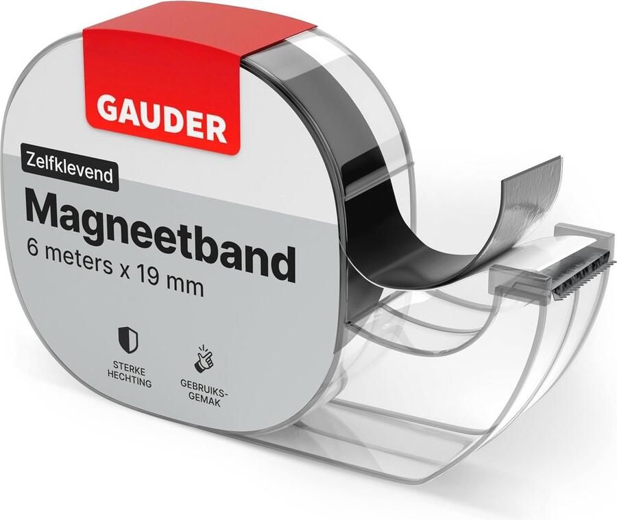 Zelfklevende Magneetband in Dispenser Magnetische Tape Magneetstrips voor Foto's en Creatief Gebruik (6 m)