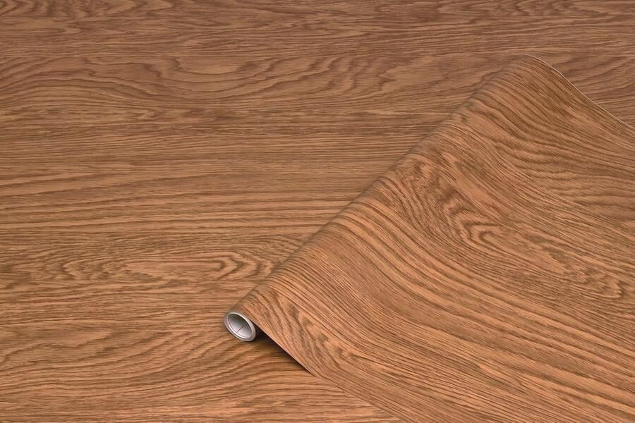 Zelfklevende Meubelplakfolie Houtlook 90 cm x 2 1 m Decoratieve Folie voor Keuken Kast en Deur