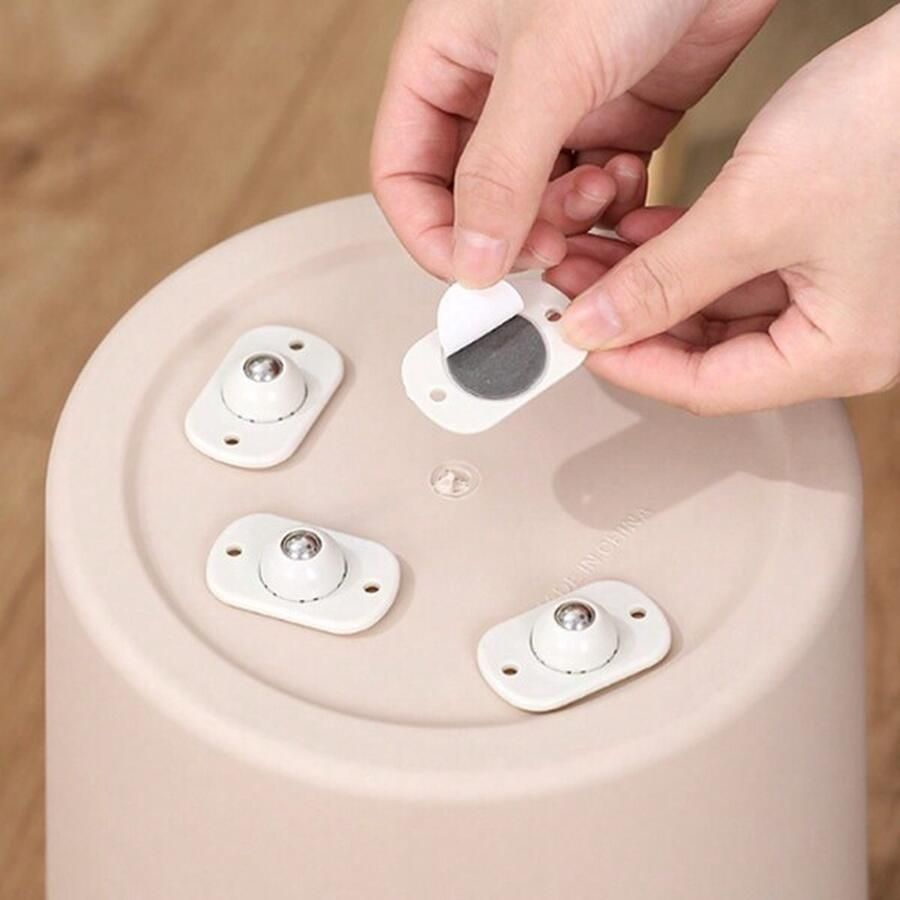 Zelfklevende Meubelwielen Zwenkwielen Meubels Verschuiven Meubelonderzetters Voor Onder Meubels Wieltjes Plank wieltjes 4 stuks