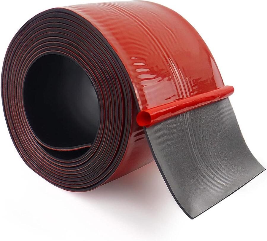 Zelfklevende neopreen rubberen strips 80 mm breed 15 mm dik