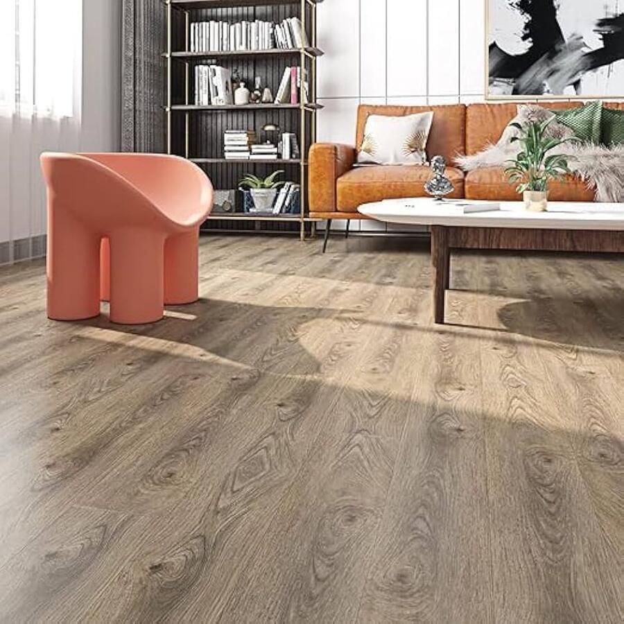 Zelfklevende PVC Vloertegels Eikenhout Look Set van 32 90x15cm