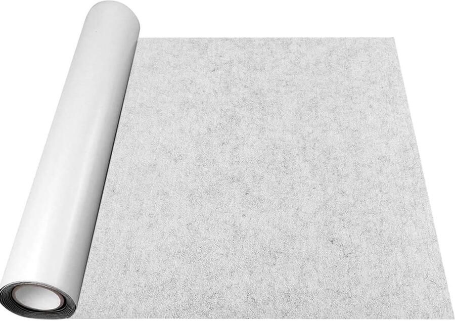 Zelfklevende Viltglijders Geluidsreductie en Vloerbescherming 1 stuk Polyesterweefsel 20 x 200 cm