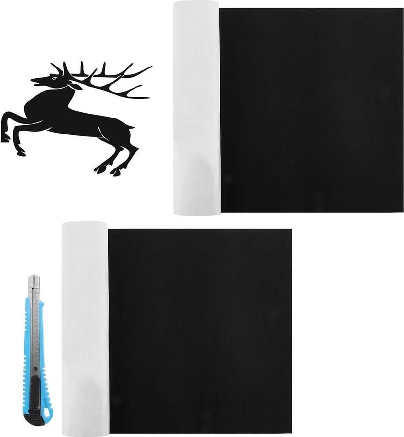 2 stuks zelfklevende viltglijders 40 x 150 cm per meter zwarte zelfklevende viltglijders voor meubels bank fotolijst cup mat box liner