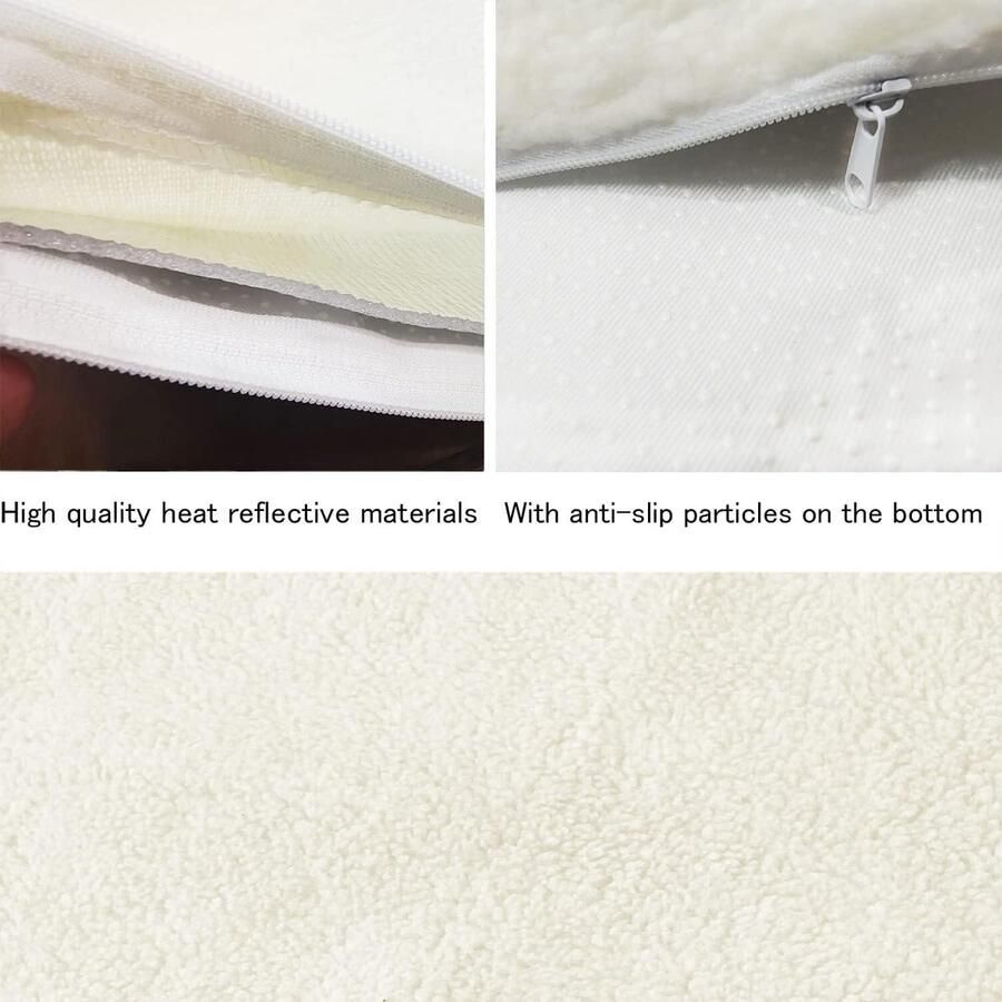 Zelfverwarmend kattenkussen huisdierkussen deken geen elektrische zelfverwarmende pluche kat slapen verwarmd bed antislip machinewasbaar warme mat voor binnen buiten katten