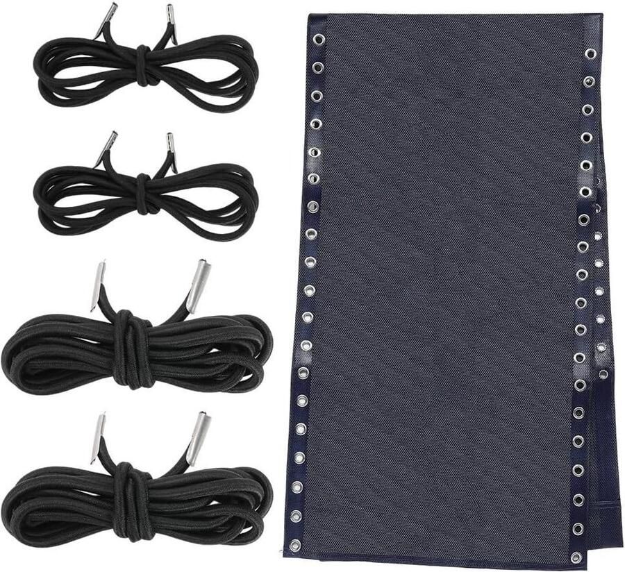 Zero-Gravity-stof voor klapstoel in Pruisisch blauw Reparatiestof voor buitenstoelen met touw