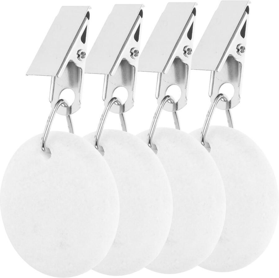 Zerodeko 4 stuks tafelkleedgewichten metalen clips voor tafelkleden verwisselbare gewichten voor picknicks in de buitenlucht en decoratie van de eetkamer om te hanteren