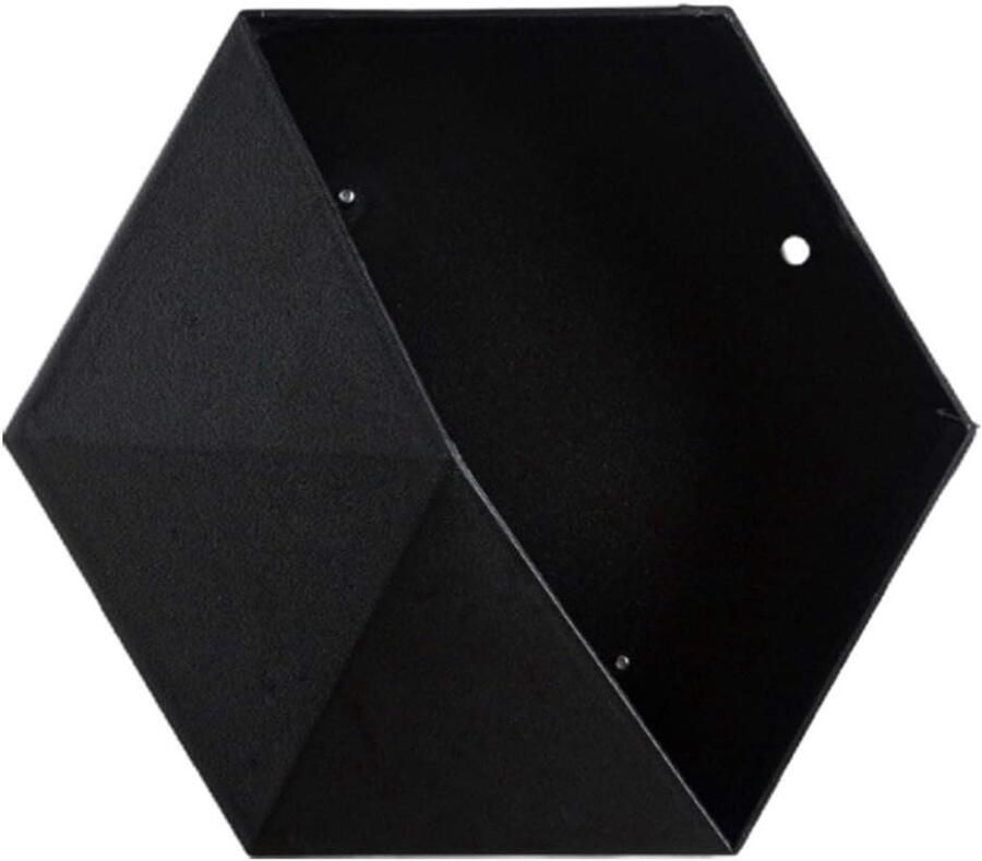 Zeshoekige Wandplank voor Trendy Opslag aan Muur met Geometrisch Design Geometrie Plank voor Stijlvolle Interieurdecoratie