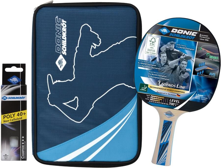 Donic schildkröt Donic Schildpad Tafeltennis Cadeauset Legendes 700 - Foto 2