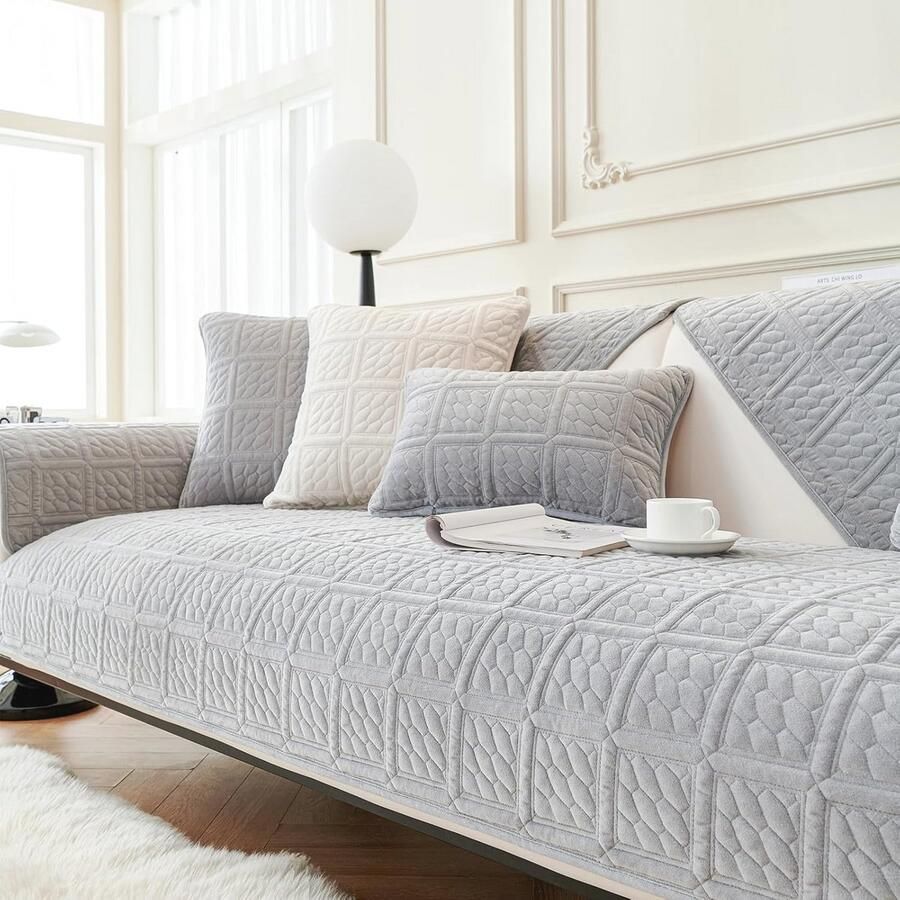 Zetelhoes voor hoekbanken superzacht antislip universeel verkrijgbaar in verschillende maten en kleuren