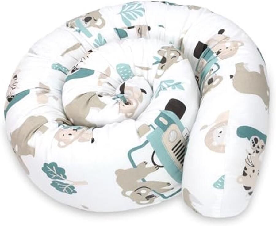 Zijslaper Kussen 200 cm Lang Bed Rol Kussen voor Comfortabele Slaap