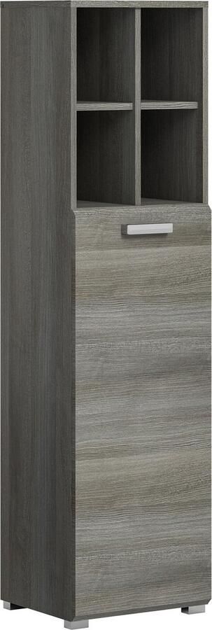 Rootz Living Rootz Zilver Badkamermeubel Ladekast Houtmateriaal Tijdloos design 40 cm x 146 cm x 33 cm