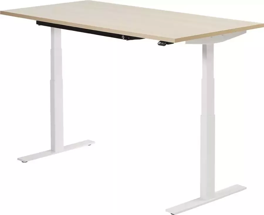 Zit sta bureau 160 x 80 cm Lindberg Wit elektrisch