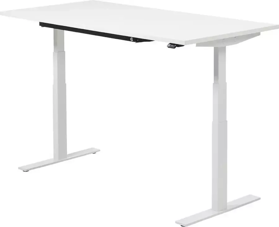 Zit sta bureau 200 x 80 cm Wit elektrisch