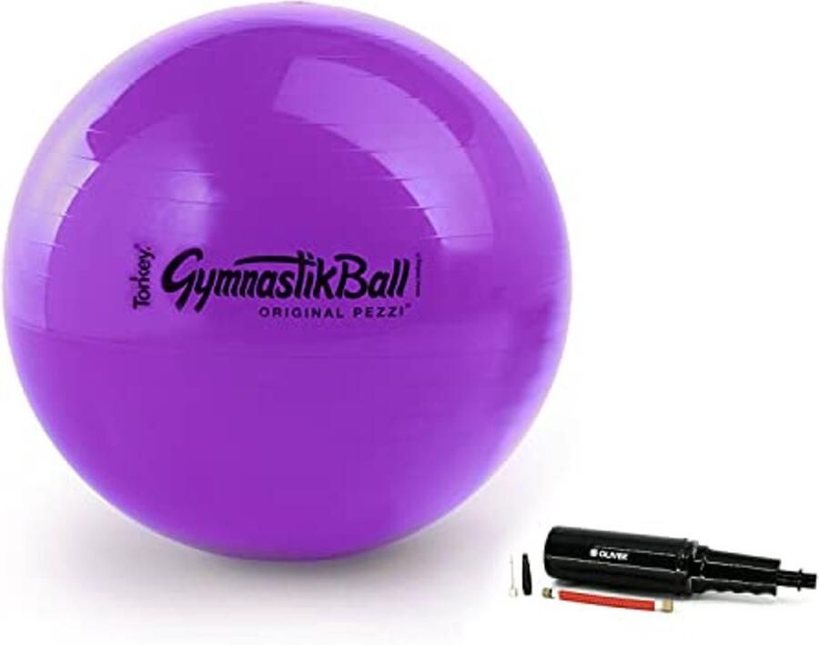 Zitbal 53 cm met Pomp voor Gymnastiek en Fitness