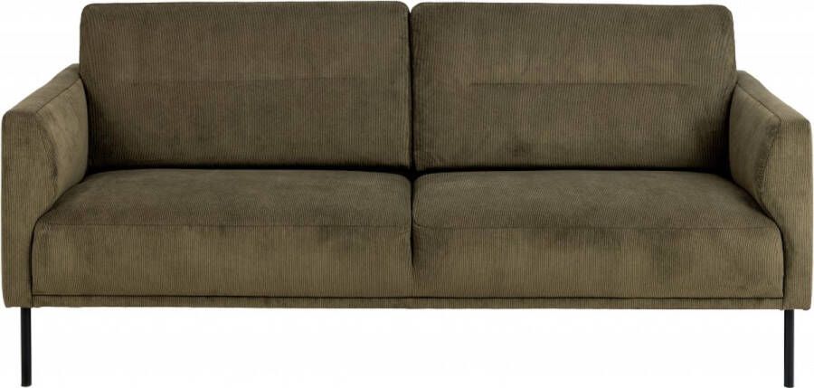 Woonexpress 3 Zitbank Aberdeen Stof Groen 196 x 84 x 91 cm (BxHxD)