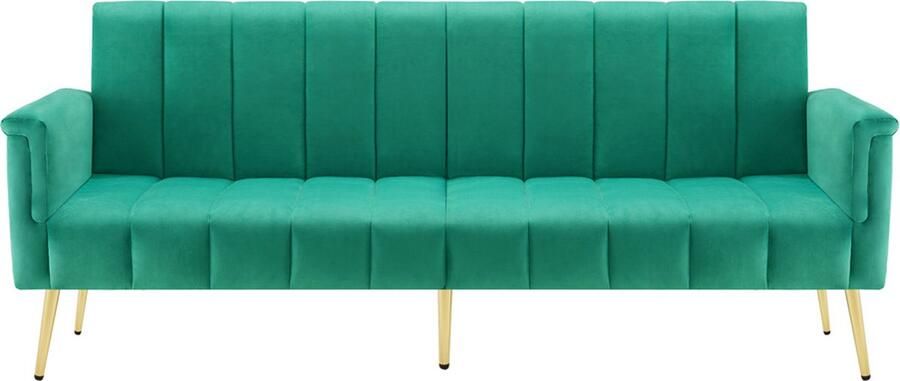 Zonder merk Gotagee Zitbank fluweel opklapbaar slaapbank gestoffeerde bank meerzitsbank woonkamermeubilair