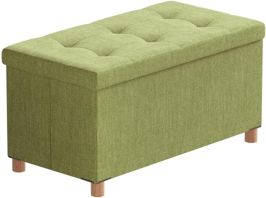 Zitkist met houten poten multifunctioneel en comfortabel