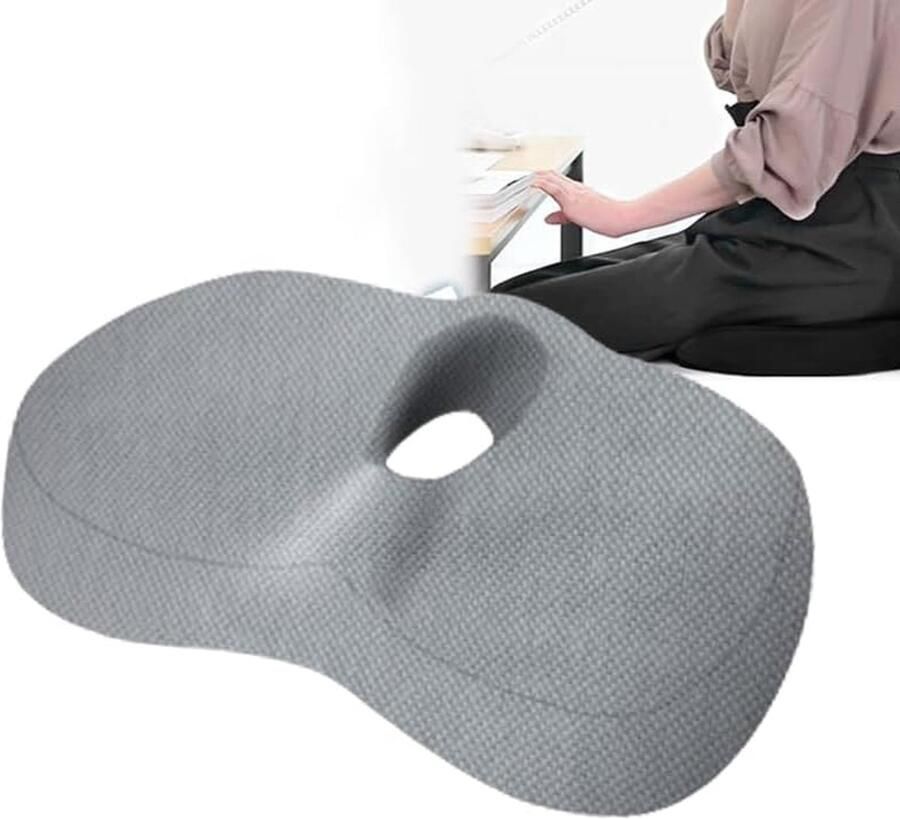 Zitkussen aambeien orthopedisch zitkussen donutkussen stuitbeenontlasting voor bureaustoel stoelkussen aambeien bureaustoel stuitbeen geschikt voor auto's banken kantoren en rolstoelen