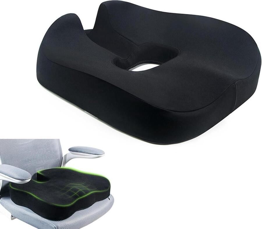 Zitkussen Ergonomisch zitkussen voor bureaustoel met memory foam
