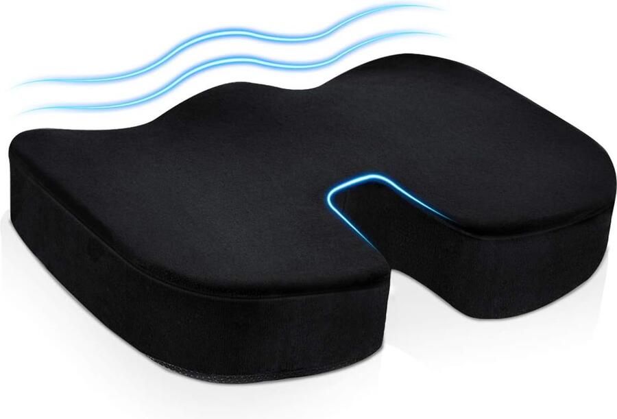 Zitkussen Orthopedisch Stuitkussen Zitkussens Bureaustoel Zitkussen traagschuim zitkussen anti-decubitus zitkussen voor ischias voor autostoel stoel rolstoel