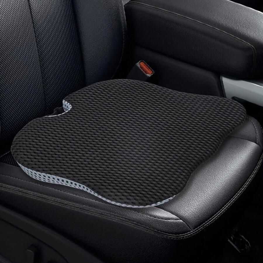 Zitkussen orthopedische ergonomisch kussen voor auto autostoelkussen wigkussen stoelkussen 42 x 47 cm volwassenen bureaustoel rolstoel zitkussen orthopedische