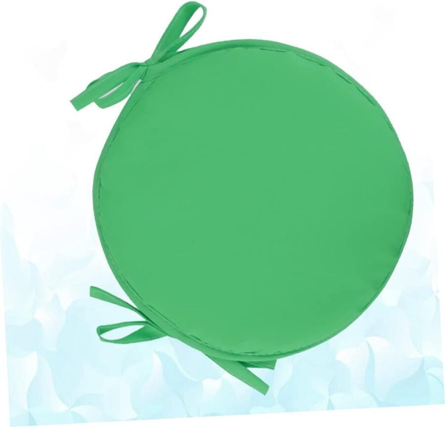 Zitkussen Stoelkussen Thuis Eetkamerstoelkussen Dik Rond Kussen Stof Ronde Kantoorkruk Groen