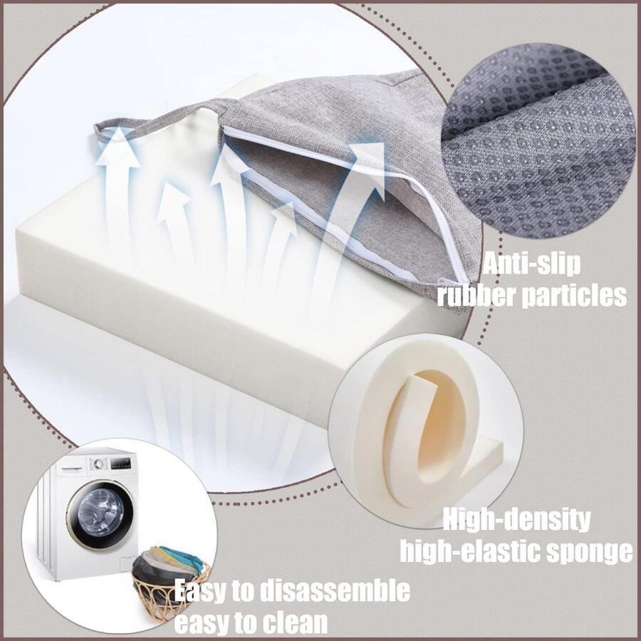 Zitkussen voor Bank Keuken Tuin en Eetruimte Ergonomisch en Comfortabel 160x40x5CM - Foto 2