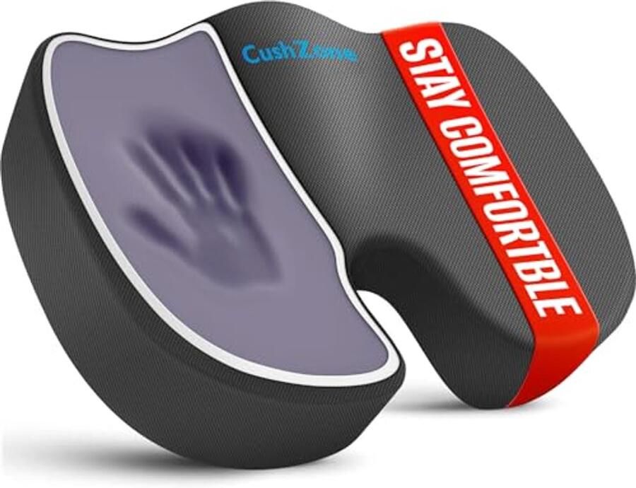Zitkussen Voor Bureaustoel Autostoel en Rolstoel Antislip Traagschuim voor Pijnverlichting