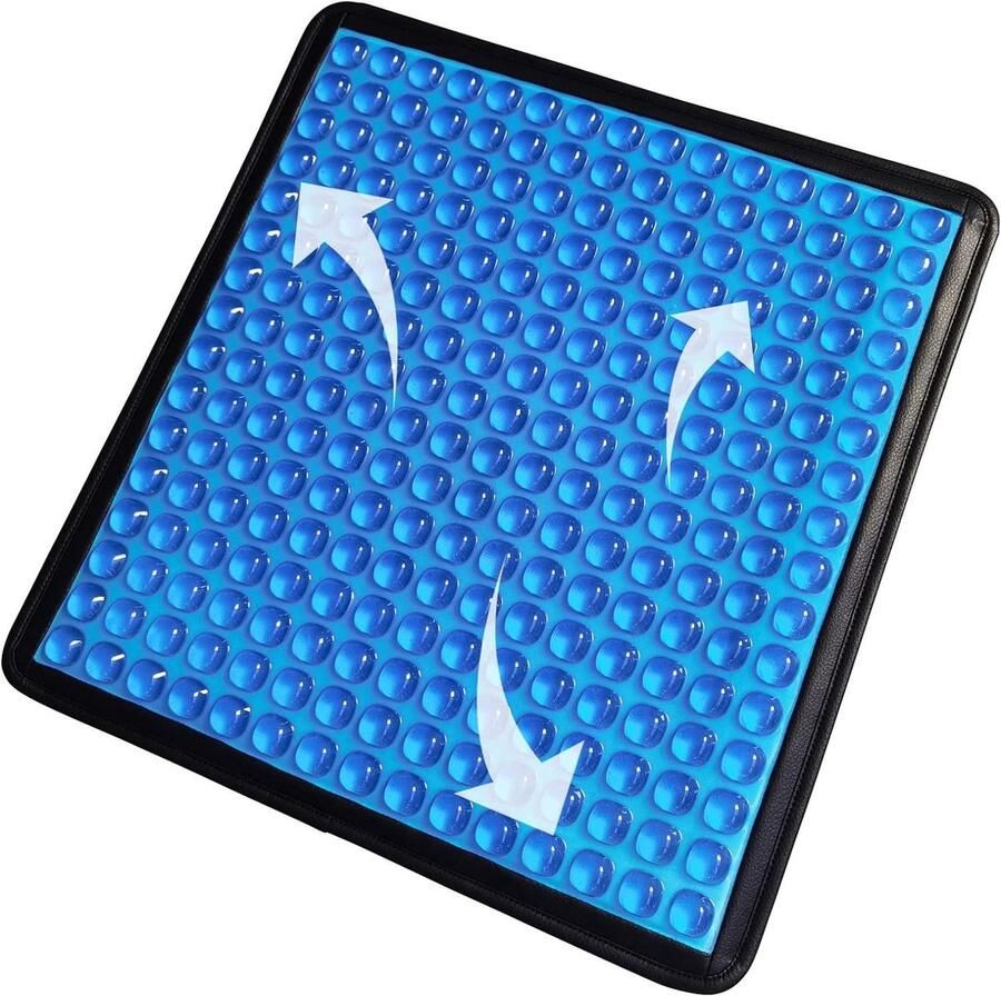 Ergonomisch Zitkussen voor Bureaustoel Auto en Rolstoel Honingraat Gel voor Pijnverlichting en Comfort - Foto 2