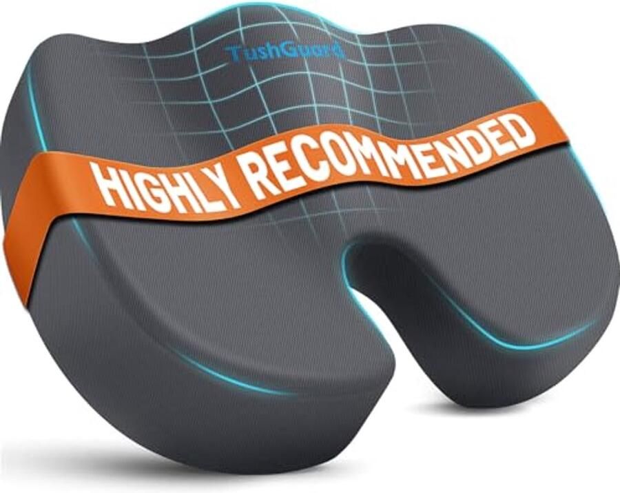 Zitkussen voor Bureaustoel Traagschuim Antislip Kussen voor Pijnverlichting