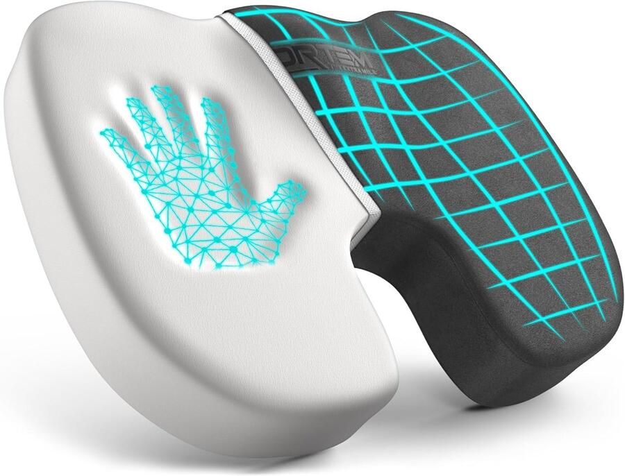 Zitkussen voor Bureaustoelen en Gaming Memory Foam met Antislip Wasbare Hoes