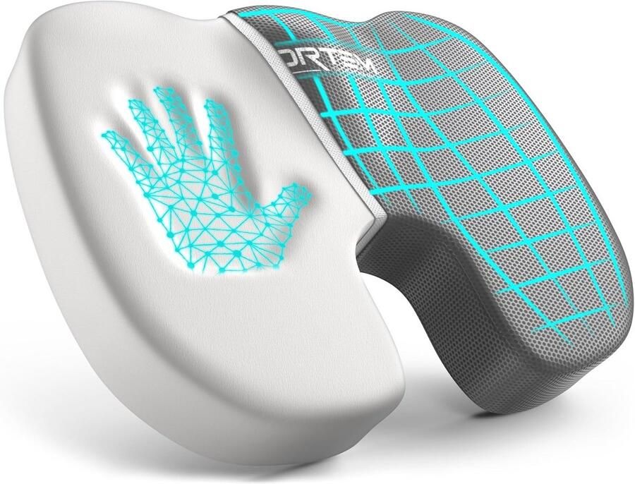 Zitkussen voor Bureaustoelen Ergonomisch Geheugenfoam Kussen met Antislip en Wasbare Hoes