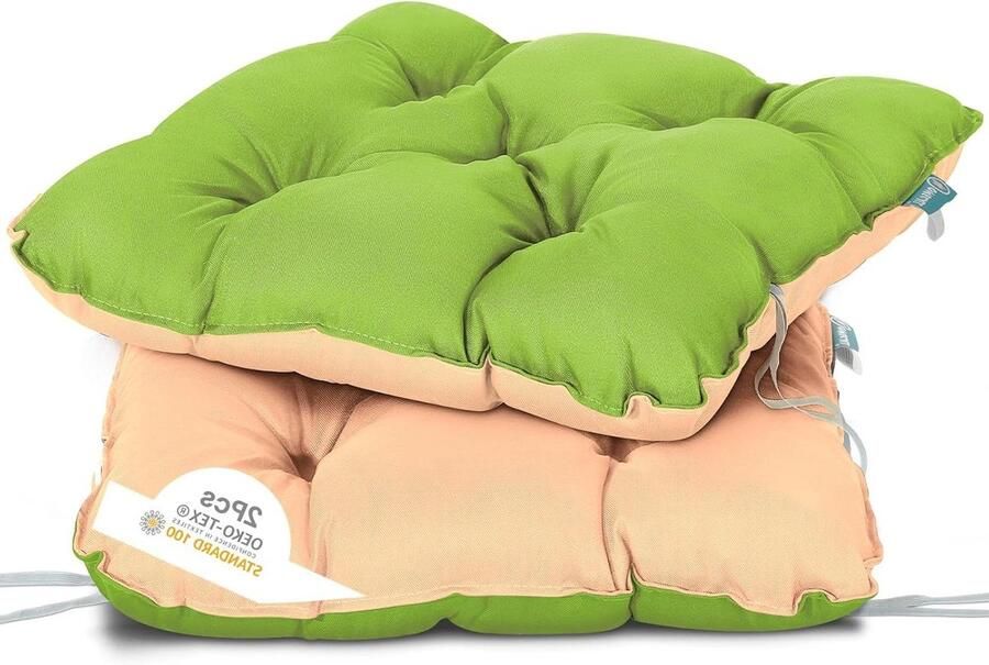 Zitkussen voor tuinbank circa 50 x 50 x 12 cm veelkleurig