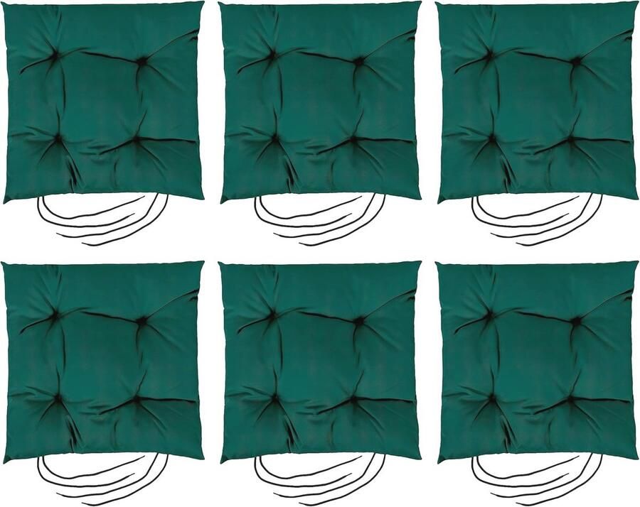 Zitkussen voor tuinstoel Antislip Hypoallergeen Waterbestendig 40x40 cm 4 cm Dikte Perfect voor Binnen en Buiten