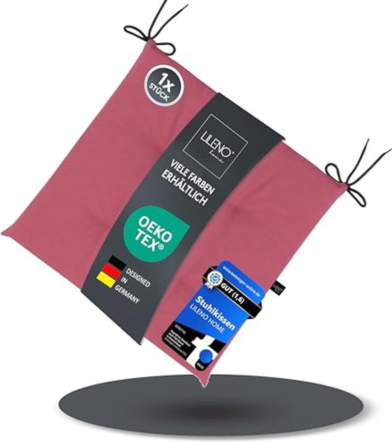 Zitkussen voor Tuinstoel of Eetkamerstoel Roze 40x40 CM UV-bestendig en Geschikt voor Binnen en Buiten