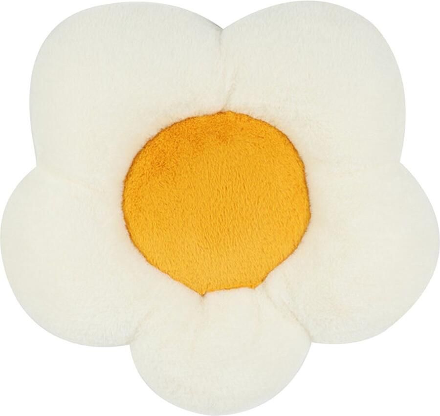 Zitkussens kussen egg float comfortabel pluche zitkussen voor bank stoelen wit