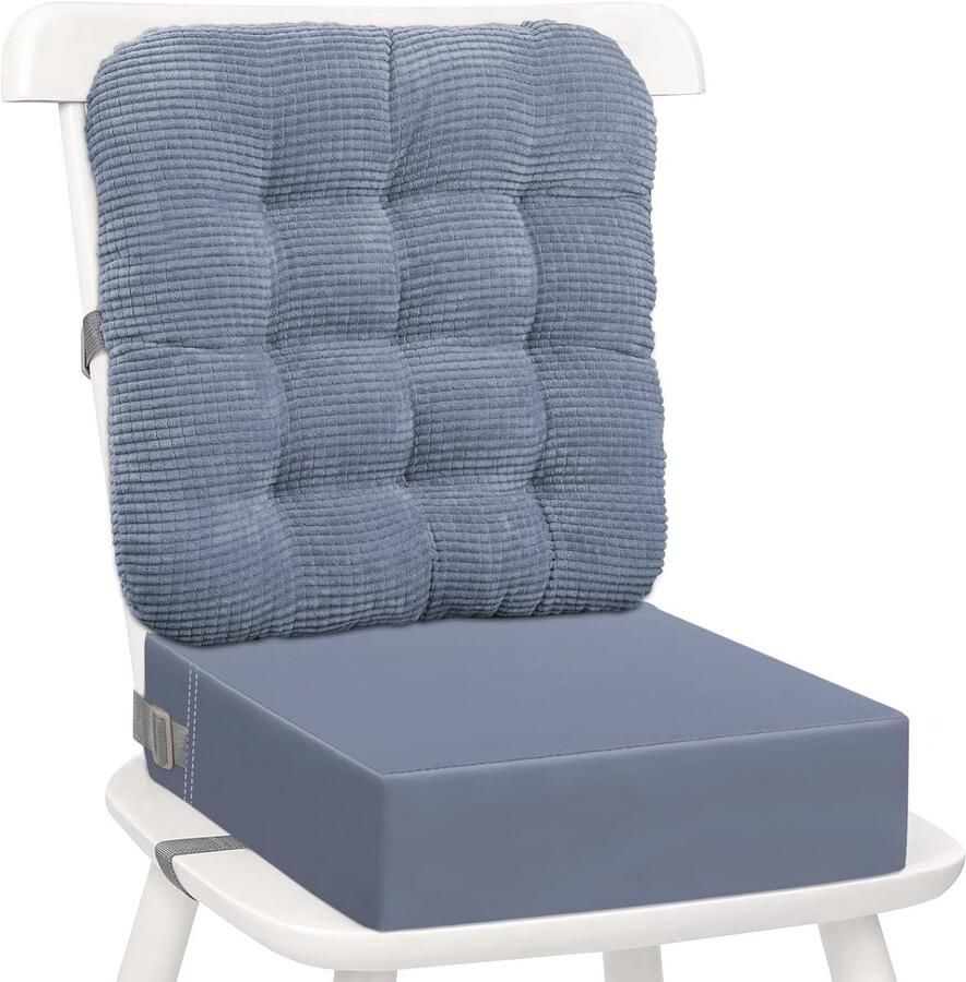 Zitverhoging voor Kinderen Draagbare Stoelkussens met Veiligheidsgesp Geschikt voor Eettafel Waterdicht en Gemakkelijk te Reinigen