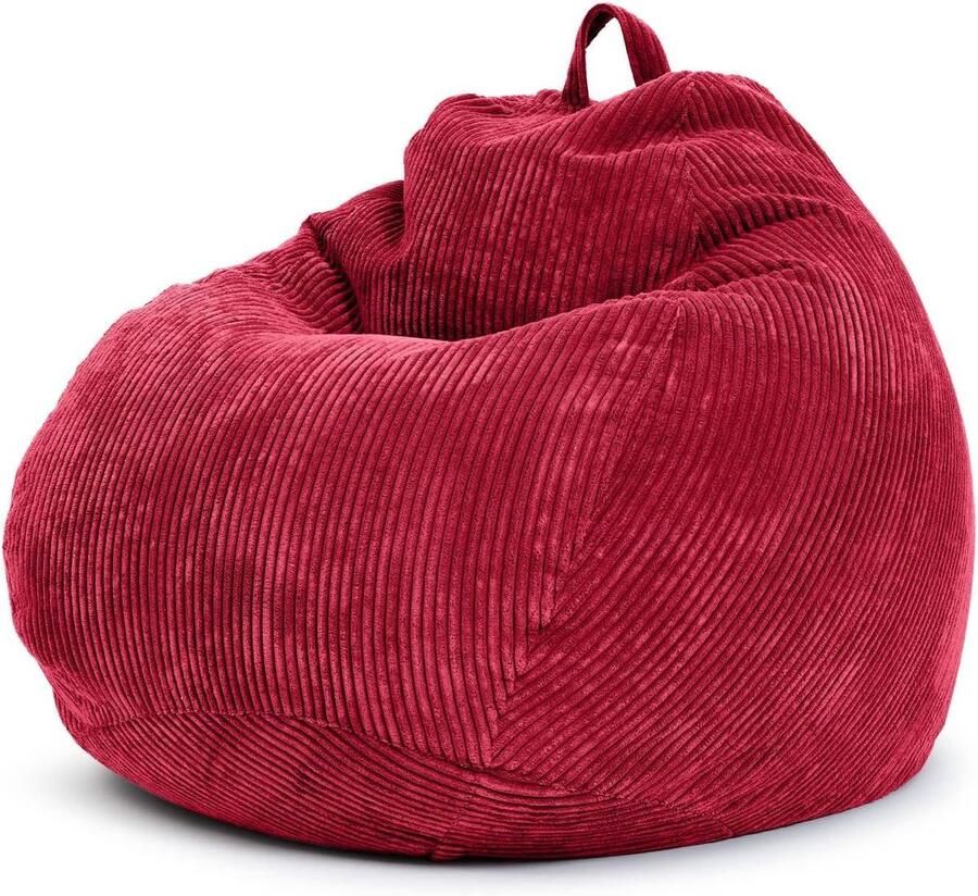 Zitzak 90x110cm voor Binnen Comfortabel Lounge Kussen met Wasbare Corduroy Hoes Ideaal voor Kinderen en Volwassenen