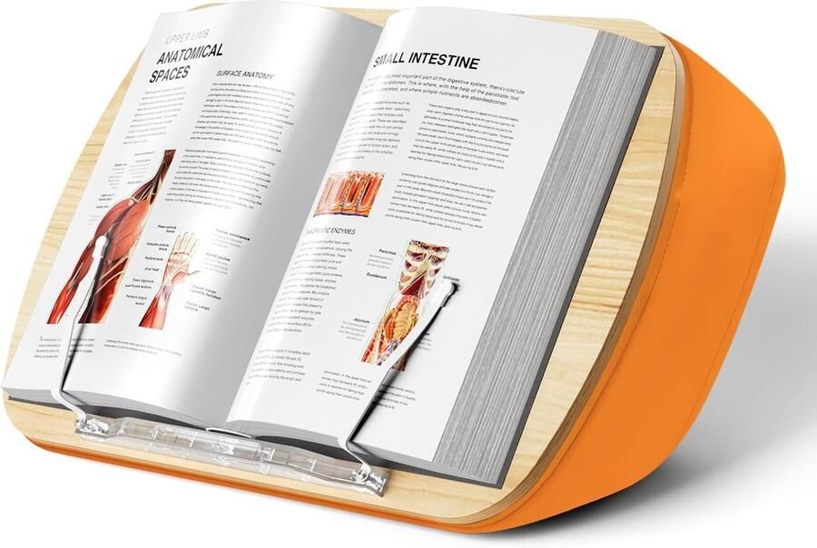 Zitzak boekenstandaard comfortabel en veelzijdig oranje