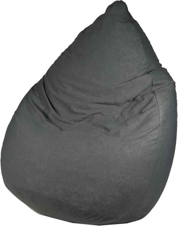 Zitzak fauteuil comfortabel en stijlvol grijs 220 liter